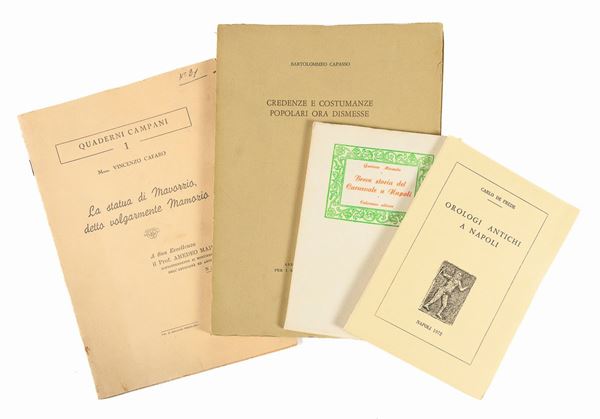 QUATTRO VOLUMETTI TRADIZIONI NAPOLETANE