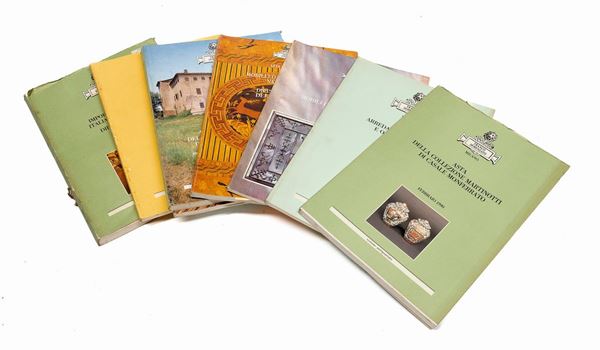 NOVE CATALOGHI D&#39;ASTE SEMENZATO