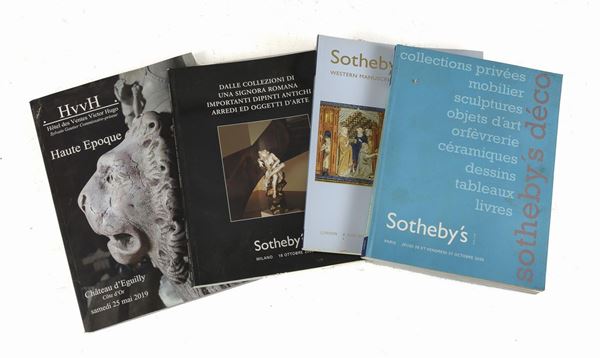 QUATTRO CATALOGHI ASTE