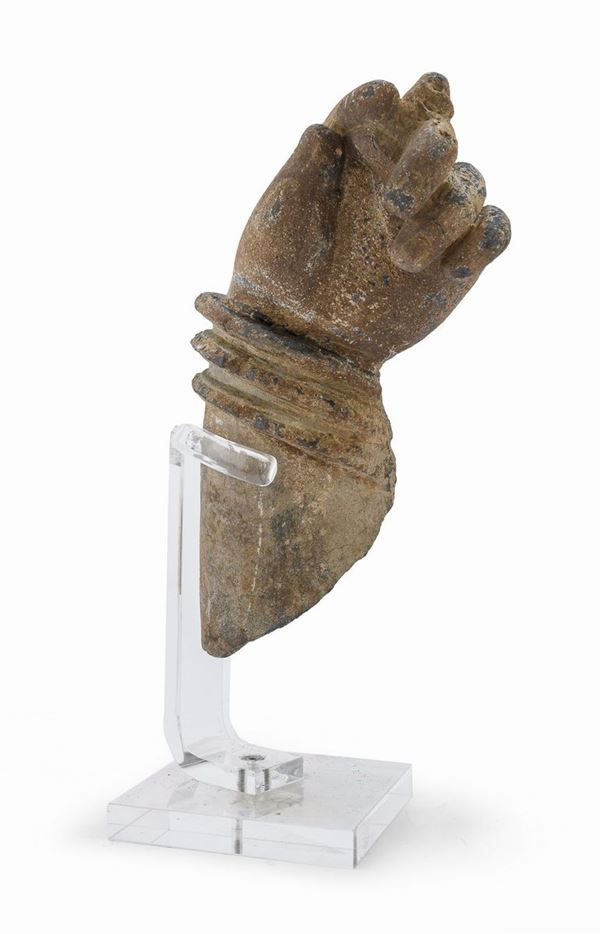 MANO IN SCISTO, ARTE DEL GANDHARA II-III SECOLO D.C.