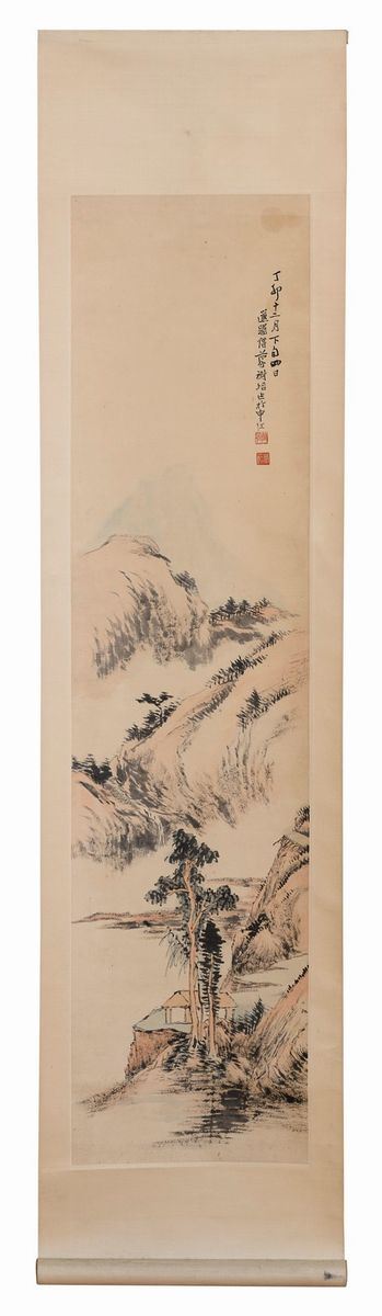 QUATTRO TECNICHE MISTE DI MENG SHOUZHI (1868-1937)