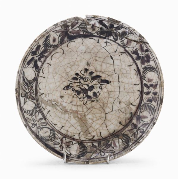 FONDINA IN CERAMICA, PERSIA XIX SECOLO