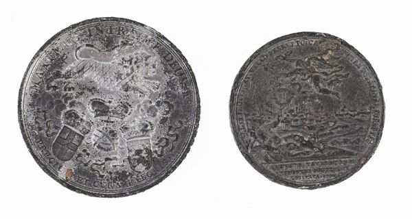 DUE MEDAGLIE, GERMANIA XVIII SECOLO