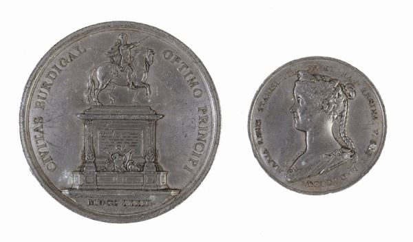 DUE MEDAGLIE, XVIII SECOLO