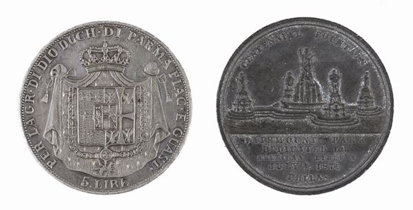 MONETA MARIA LUIGIA E MEDAGLIA