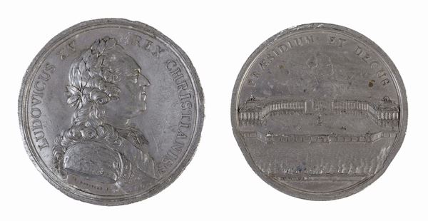 DUE MEDAGLIE, FRANCIA XVIII SECOLO