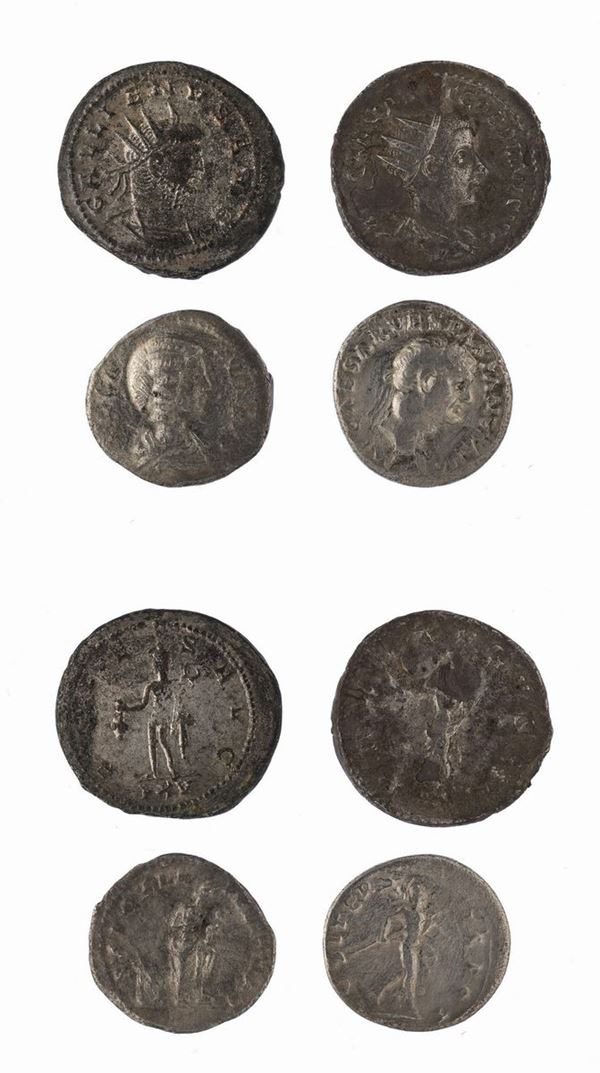 QUATTRO MONETE ROMANE