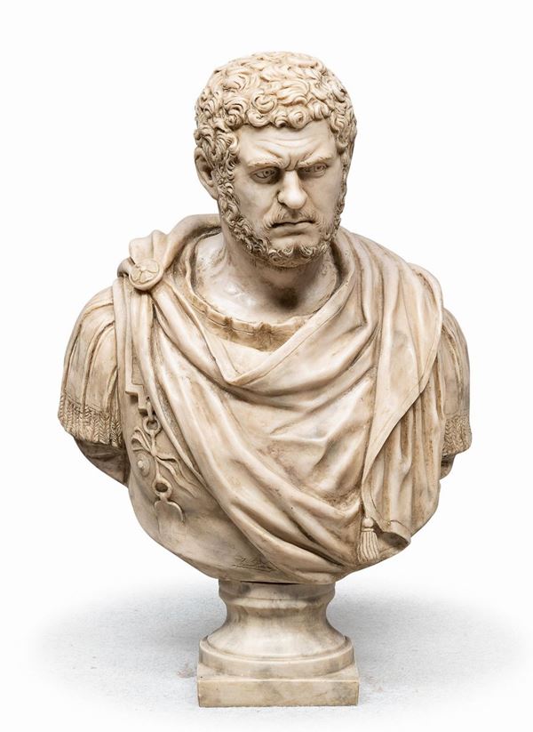 BUSTO DI IMPERATORE IN MATERIALE COMPOSITO