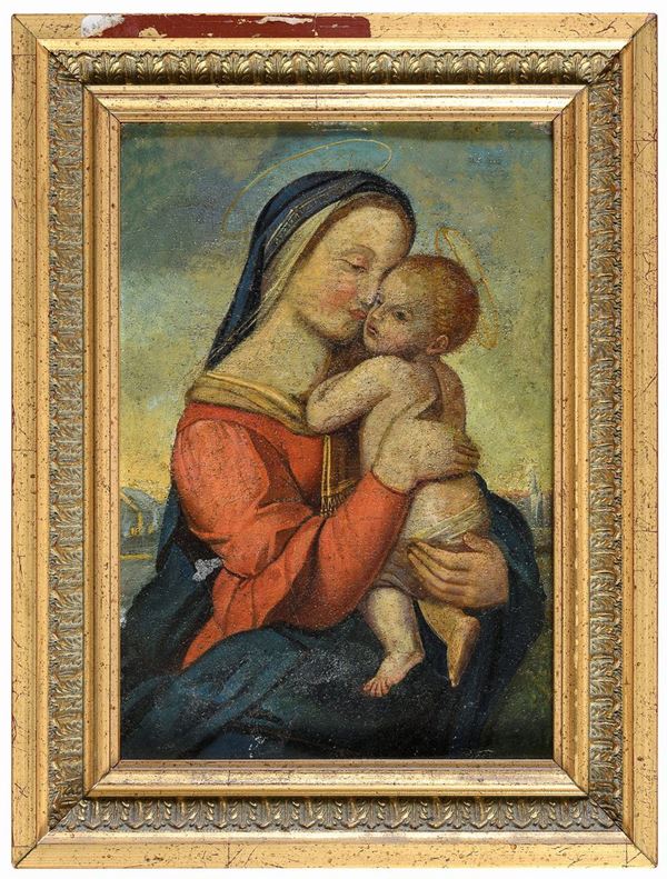 DIPINTO MADONNA COL BAMBINO