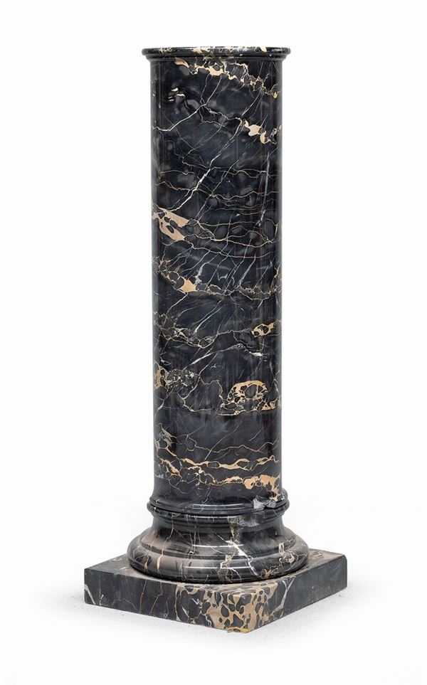 COLONNA IN MARMO PORTORO
