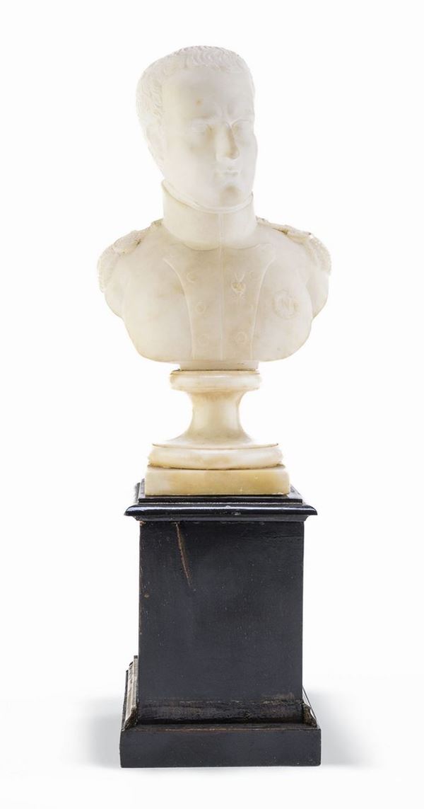 PICCOLO BUSTO DI NAPOLEONE IN ALABASTRO