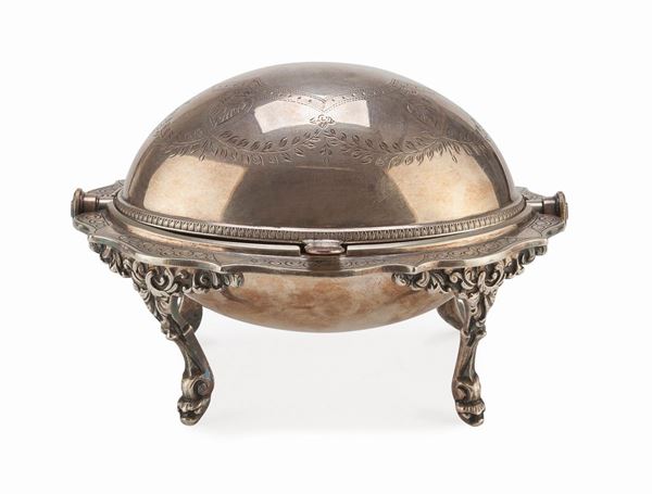 LEGUMIERA IN SILVERPLATED, LONDRA ISRAEL FREEMAN &amp; SON