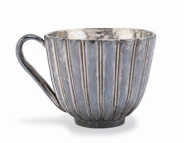 BICCHIERE IN ARGENTO, PUNZONE RUSSIA 1873