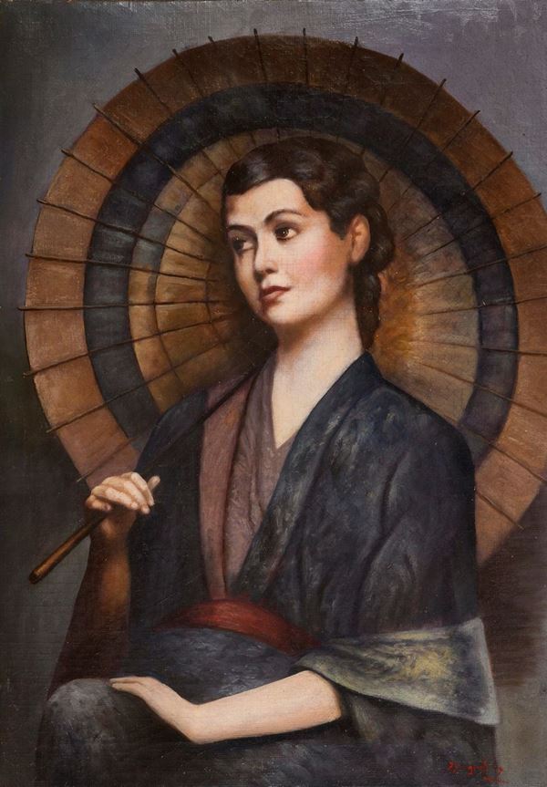 DIPINTO DONNA ORIENTALE