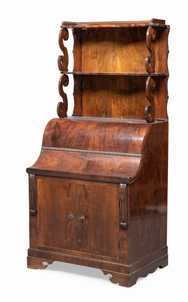 CREDENZA CON ALZATA, PROBALMENTE GENOVA