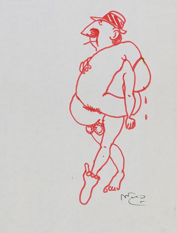 DISEGNO DI FEDERICO FELLINI