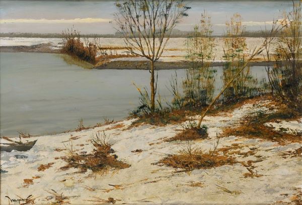DIPINTO PAESAGGIO DI DAVID NEGRONI