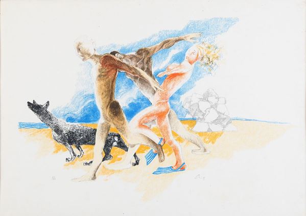 LITOGRAFIA DI ENNIO CALABRIA