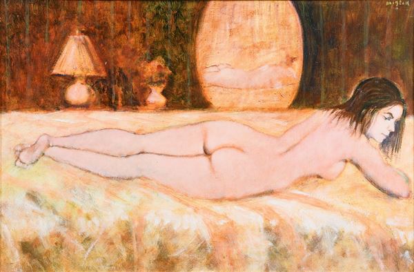 DIPINTO NUDO DI DONNA DI GILBERTO FILIBECK