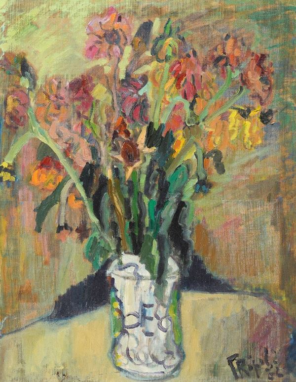 DIPINTO VASO DI FIORI F.TO PROPILI