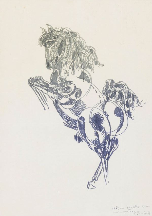DISEGNO CAVALLO DI EMANUELE PANDOLFINI