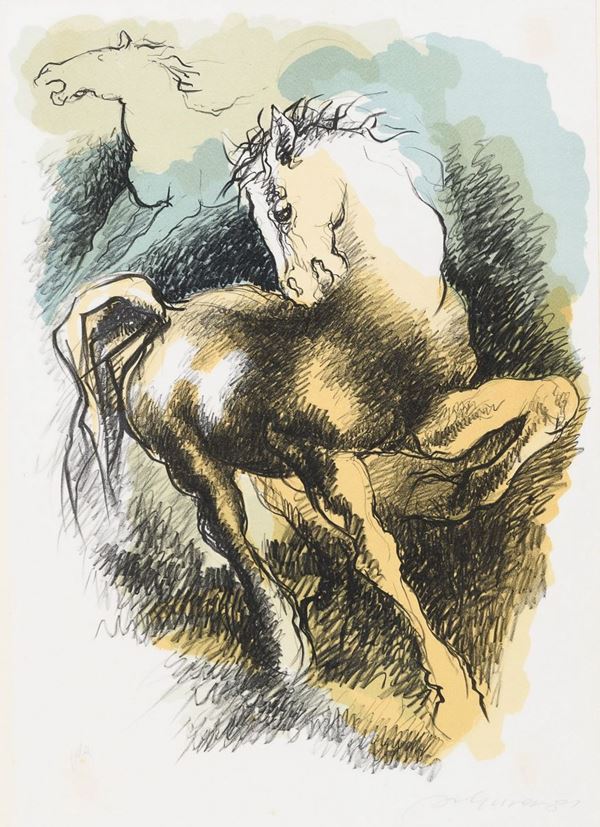 LITOGRAFIA CAVALLI DI AUGUSTO MURER