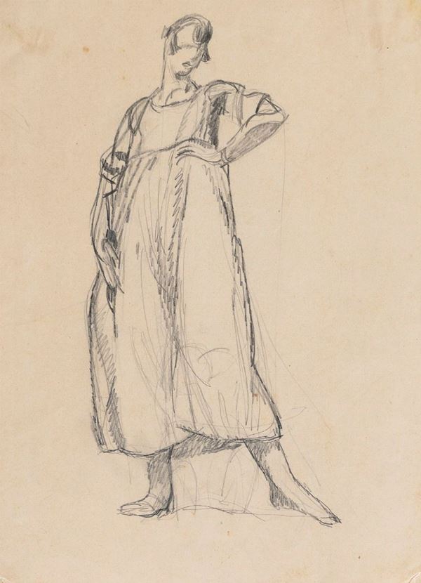 DISEGNO FIGURA ATT. LIBERO ANDREOTTI