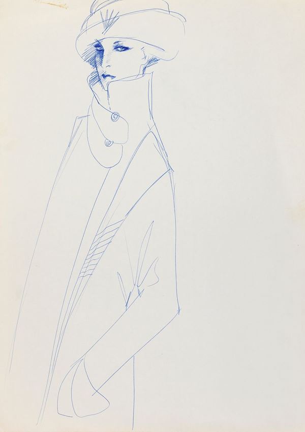DICIANNOVE DISEGNI DI MODA ANNI &#39;70