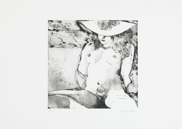 ACQUAFORTE NUDO DI DONNA