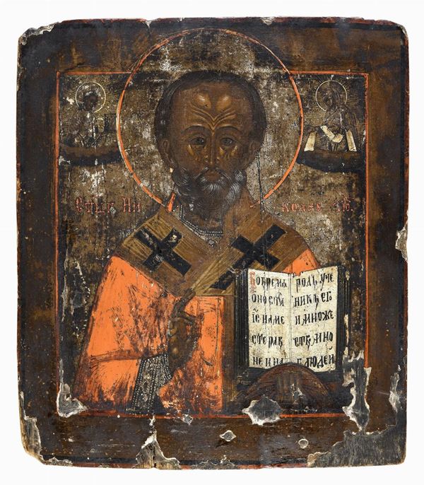 ICONA SAN NICOLA DELLA FINE DEL SETTECENTO