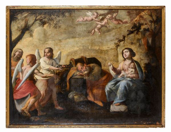 FUGA IN EGITTO DELLA BOTTEGA DI FRANCESCO DE ROSA