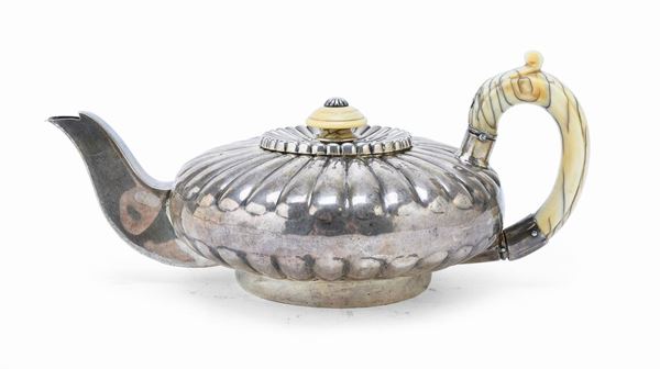TEIERA IN ARGENTO, PUNZONE LONDRA 1806