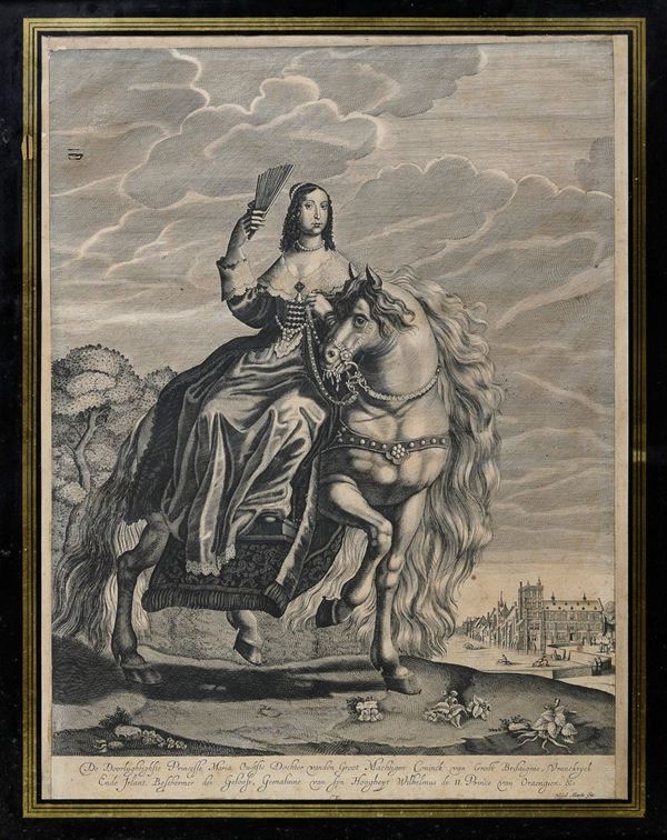 INCISIONE LA PRINCIPESSA MARIA D’INGHILTERRA