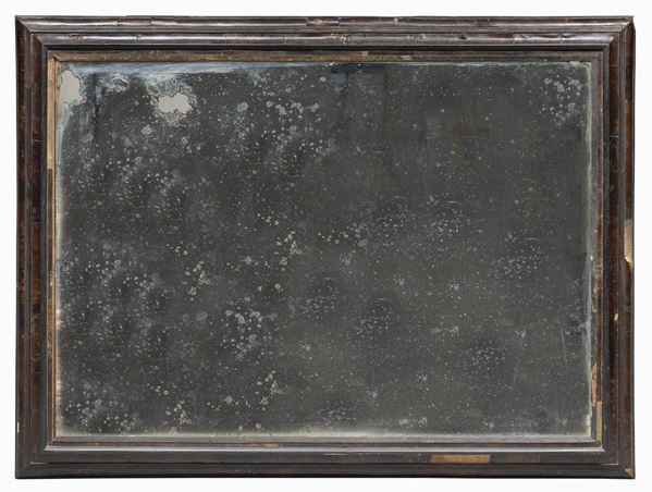 GRANDE SPECCHIERA IN LEGNO E TARTARUGA