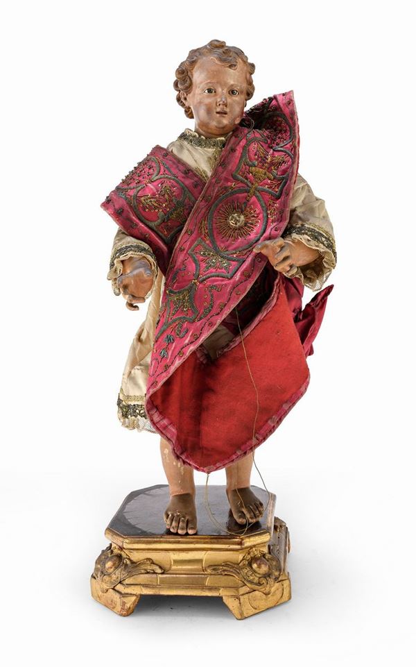 BAMBINELLO DA PRESEPE, NAPOLI FINE XVIII SECOLO