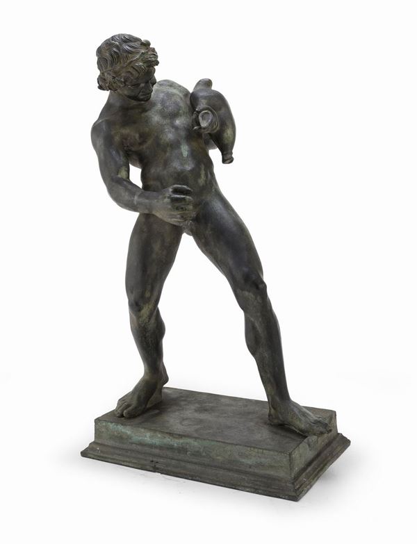 BRONZO FAUNO DELLA FINE DEL SETTECENTO