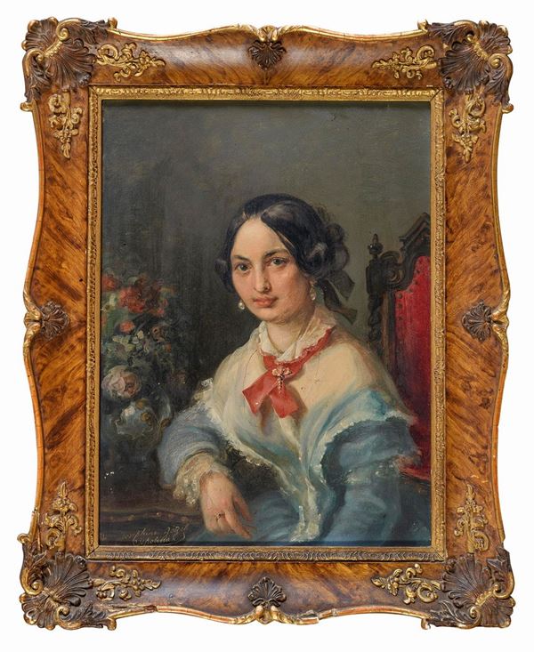 DIPINTO DONNA DI JOSEPHINE G&#214;TZEL-SEPOLINA