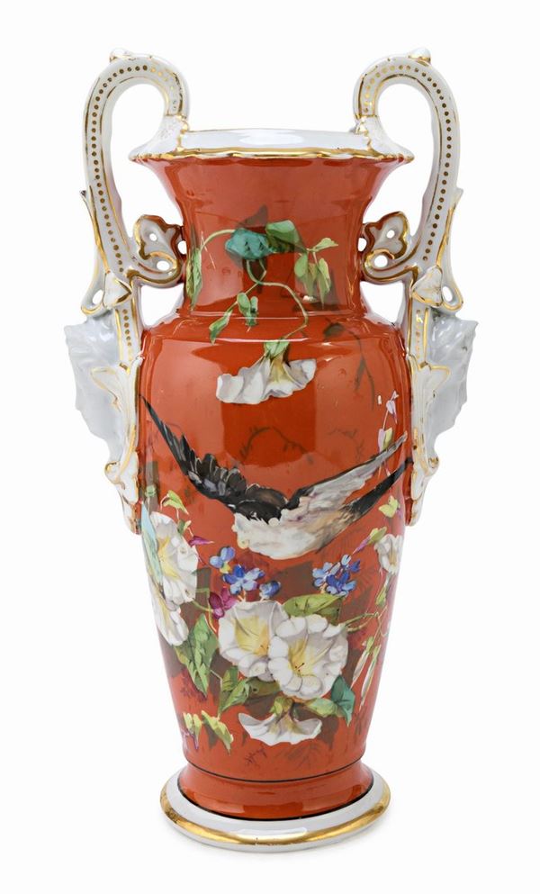 VASO IN PORCELLANA, FRANCIA LUIGI FILIPPO