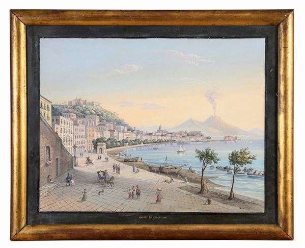 GOUACHE NAPOLI DA MARGELLINA
