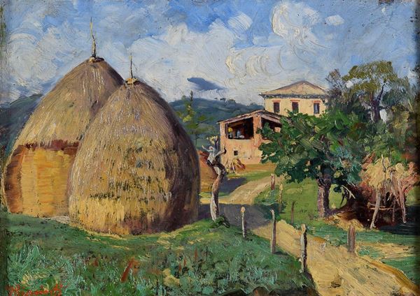 DIPINTO COVONI DI DOMENICO GIACINTI