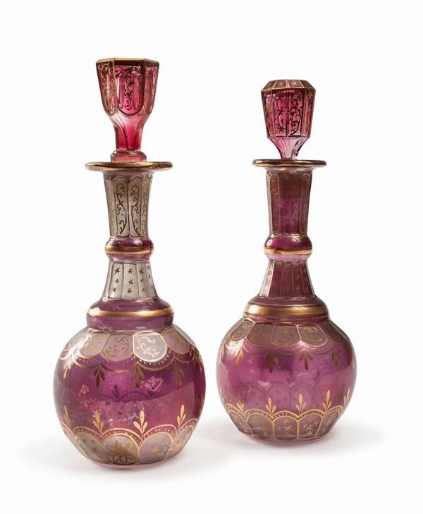 DUE BOTTIGLIE DA LIQUORE, BOEMIA