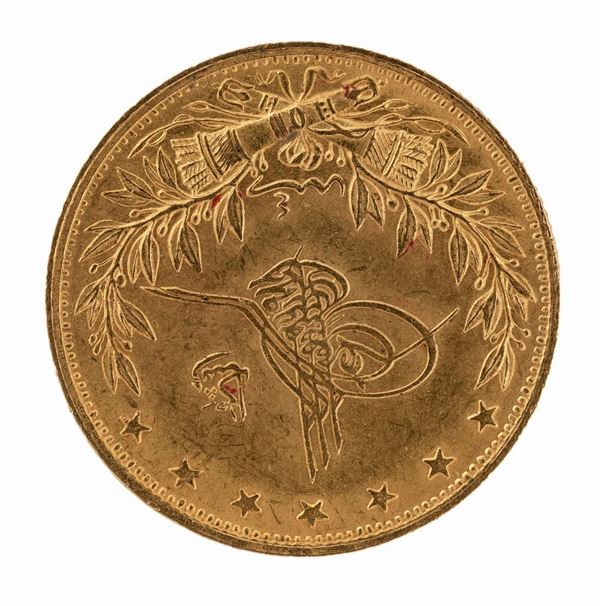 MONETA IN ORO, TURCHIA INIZI XX SECOLO