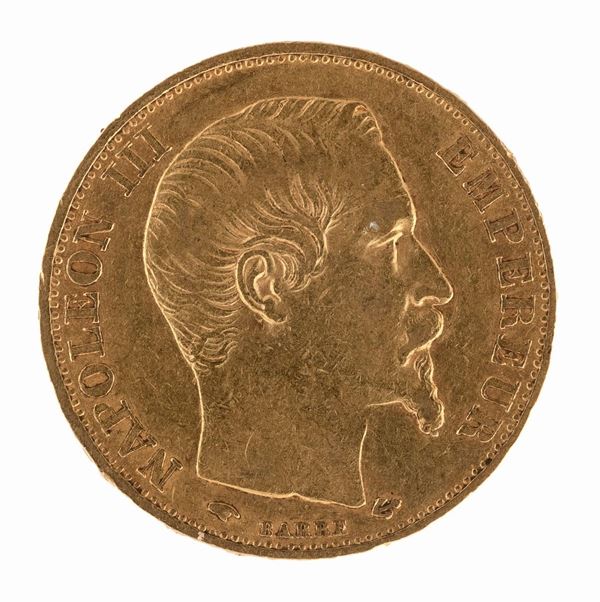 MONETA FRANCIA NAPOLEONE III, 1857