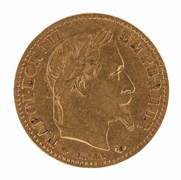 MONETA FRANCIA NAPOLEONE II,I 1864