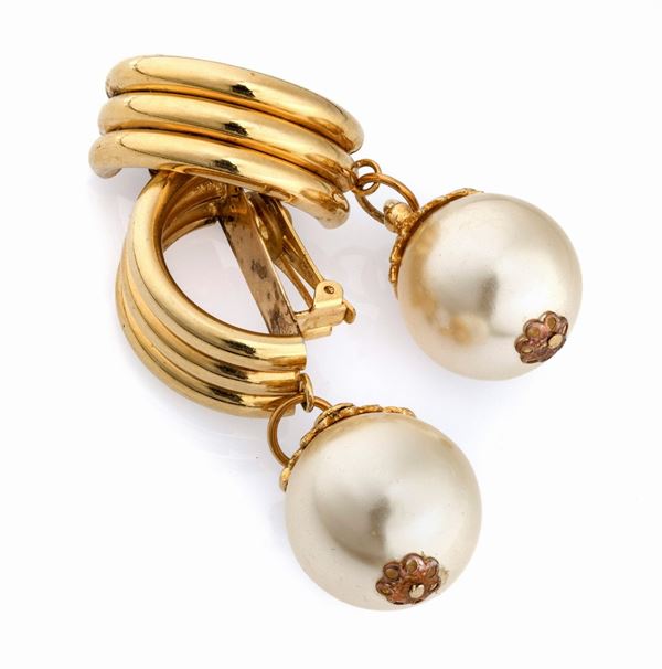 COPPIA DI ORECCHINI CON PERLE