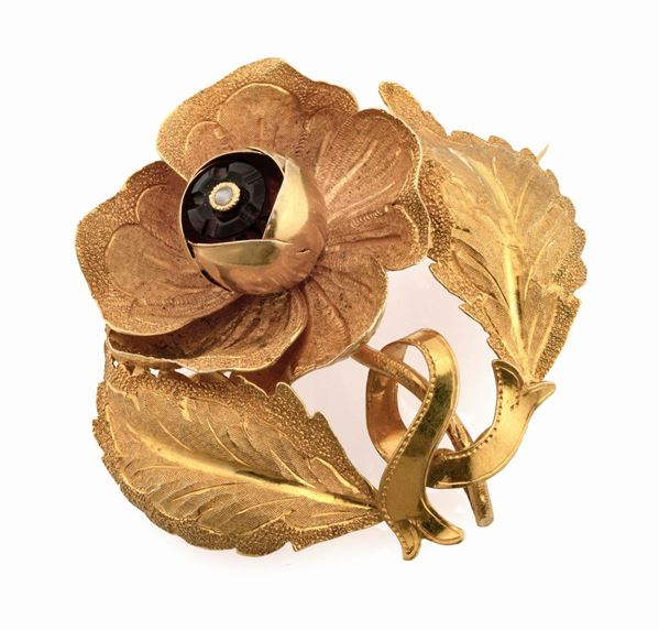 SPILLA IN ORO GIALLO