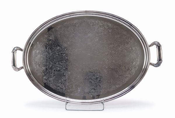 VASSOIO IN SILVERPLATED, PUNZONE GORHAM NEWPORT