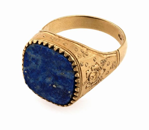 ANELLO CON LAPISLAZZULO