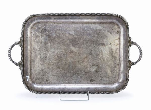 VASSOIO IN SILVERPLATED, MAPPIN & WEBB LONDRA