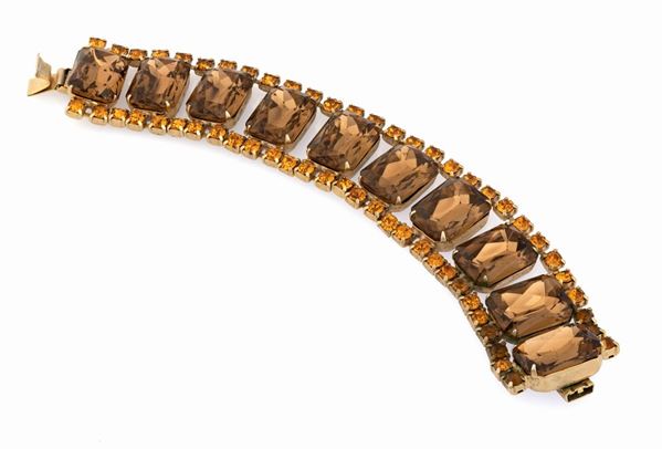 BRACCIALE CON PASTE VITREE E ZIRCONI
